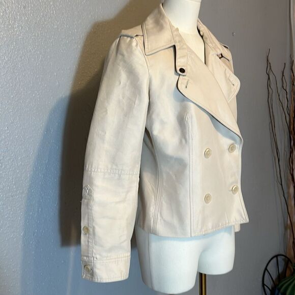 GIANFRANCO FERRE women’s double breasted jacket size 42 missing belt - Picture 4 of 15